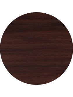iCon - Moldau Akazie Dunkel, HPL 12 mm, rund