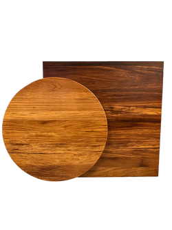 Tischplatte Iroko 70 x 70