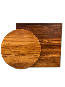Tischplatte Iroko 120 x 80