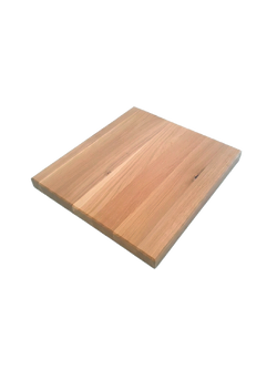 Massivholz-Tischplatte Eiche 80&times;80 cm