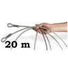 5. Kunststoffummantelte Stahlseil 20 m
