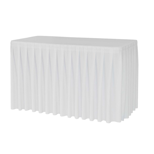 Gefältelte Tischdecke XL