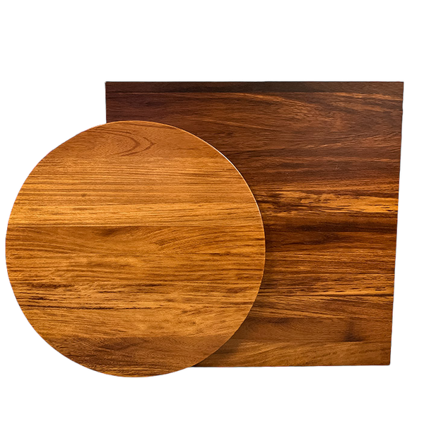 Tischplatte Iroko &Phi;80